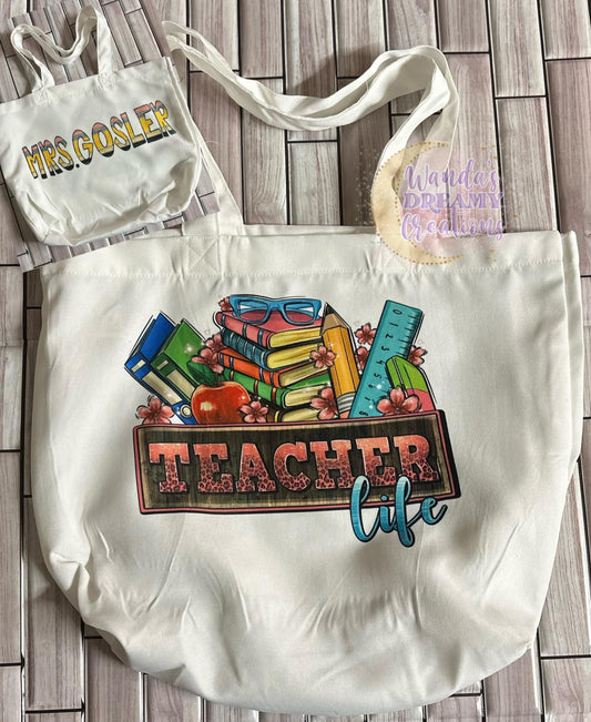 Teacher Life Tote Bag