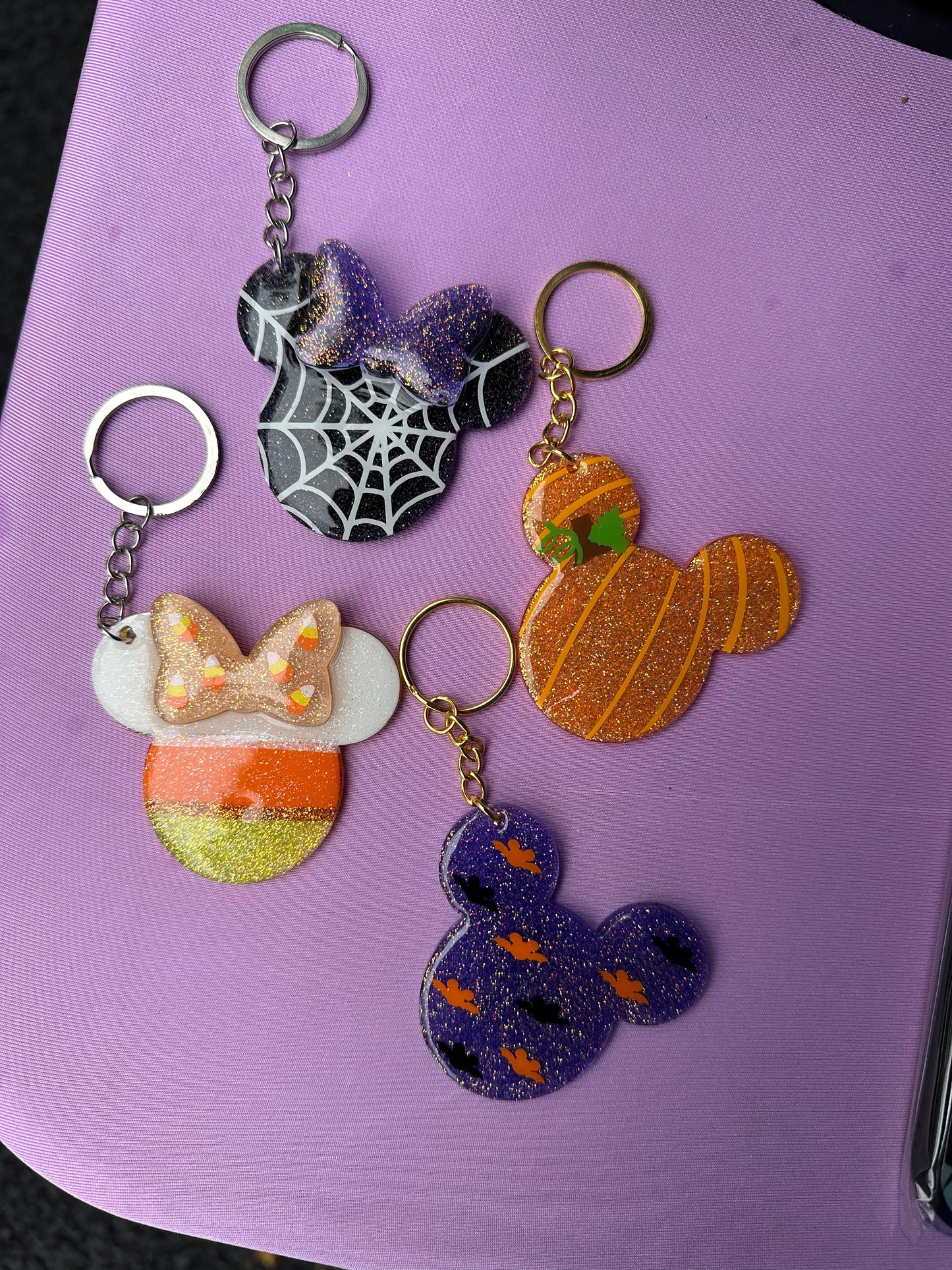 Halloween Mouse Keychain
