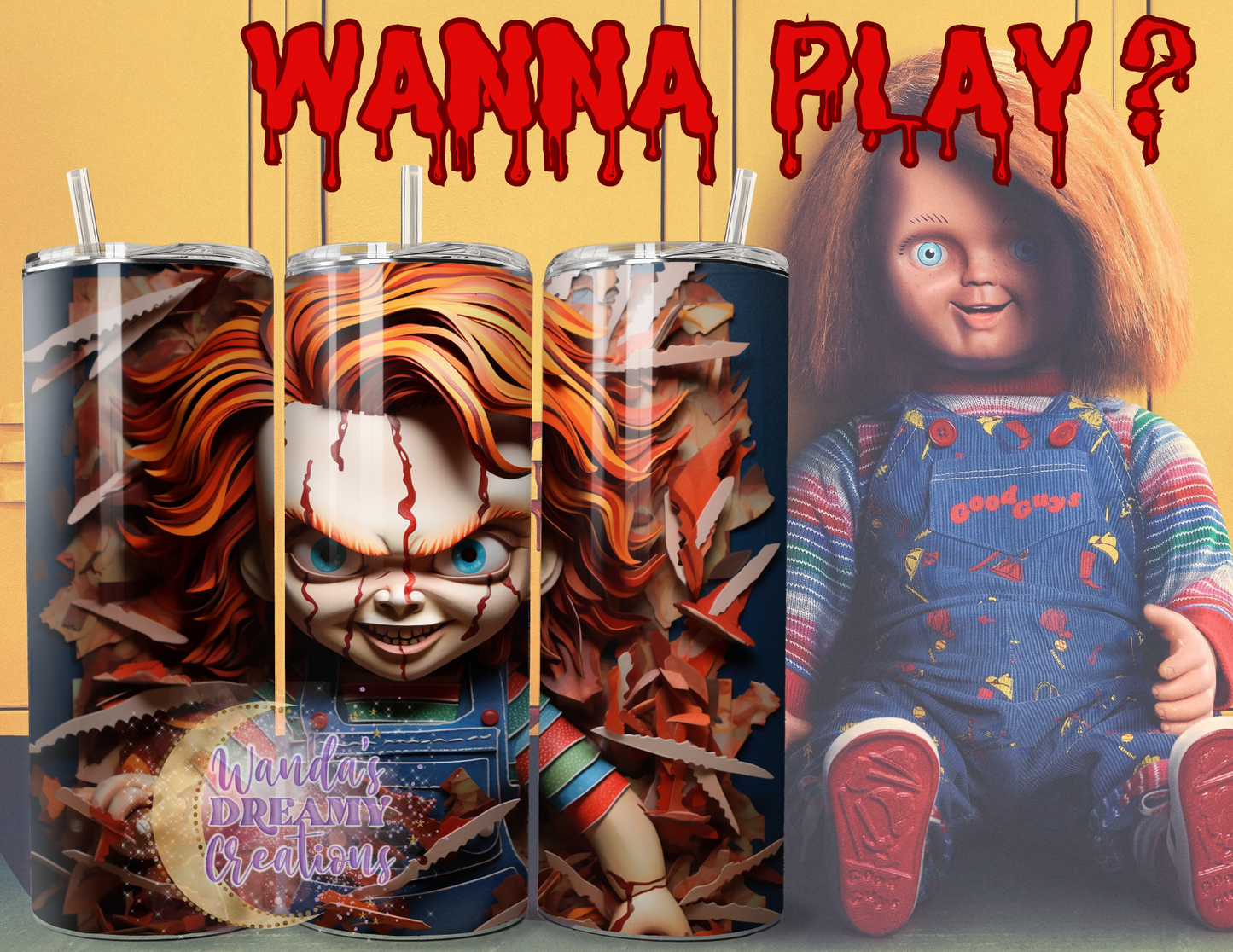 Wanna Play? Tumbler