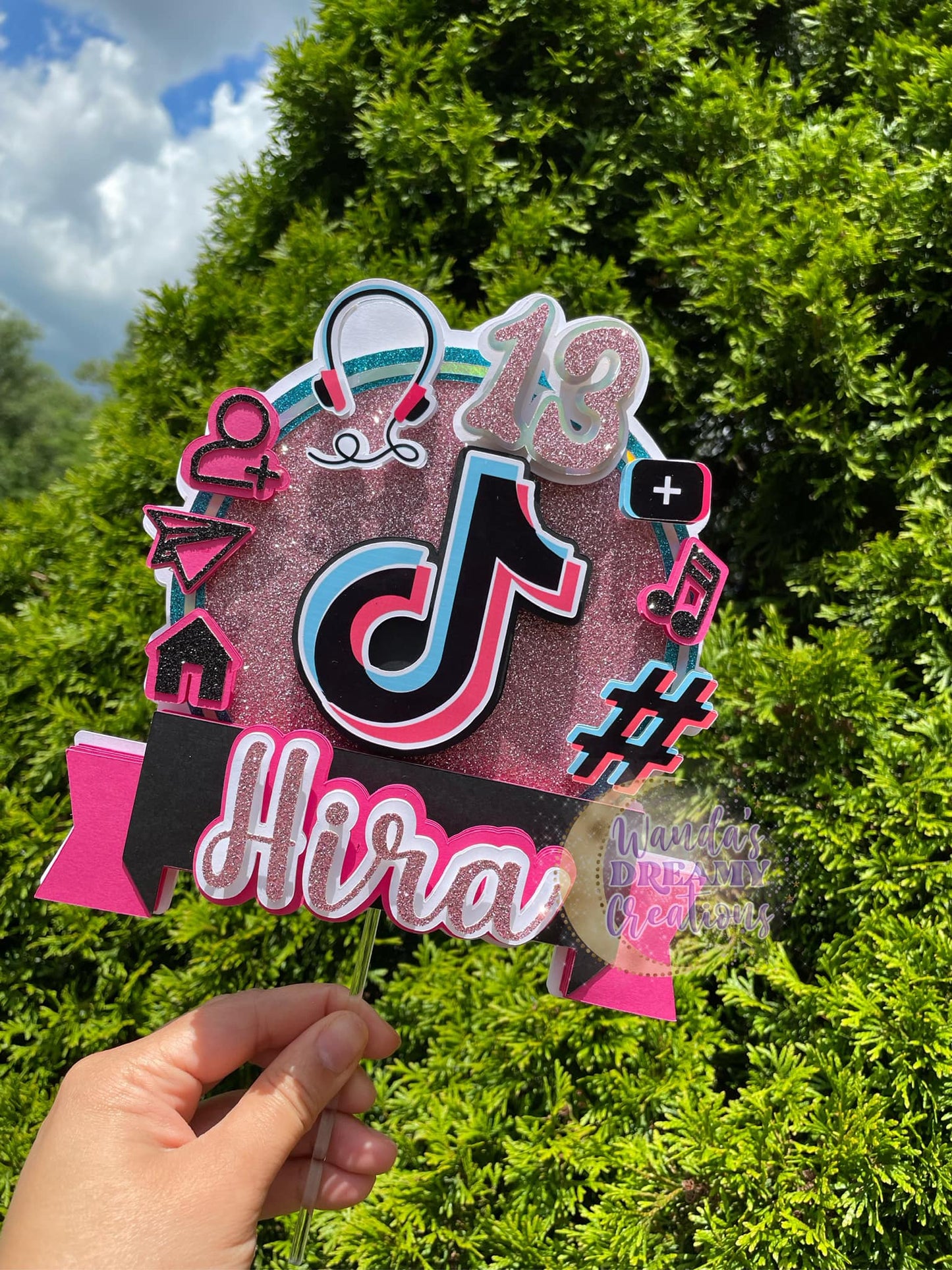 Tiktok Cake Topper