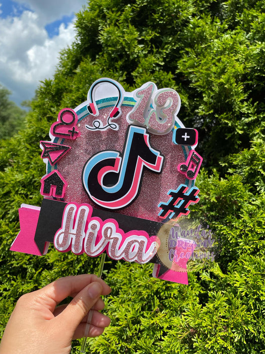 Tiktok Cake Topper