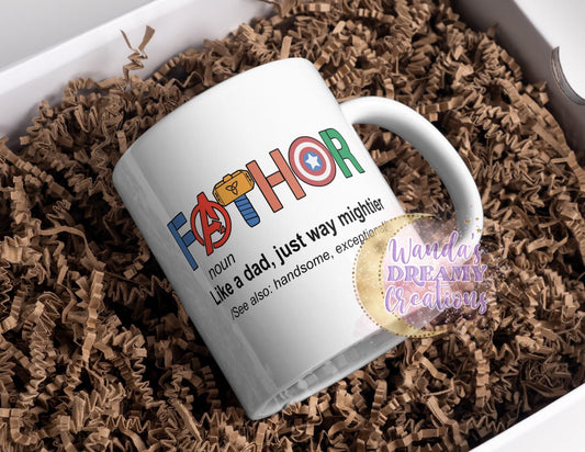 Father hero mug