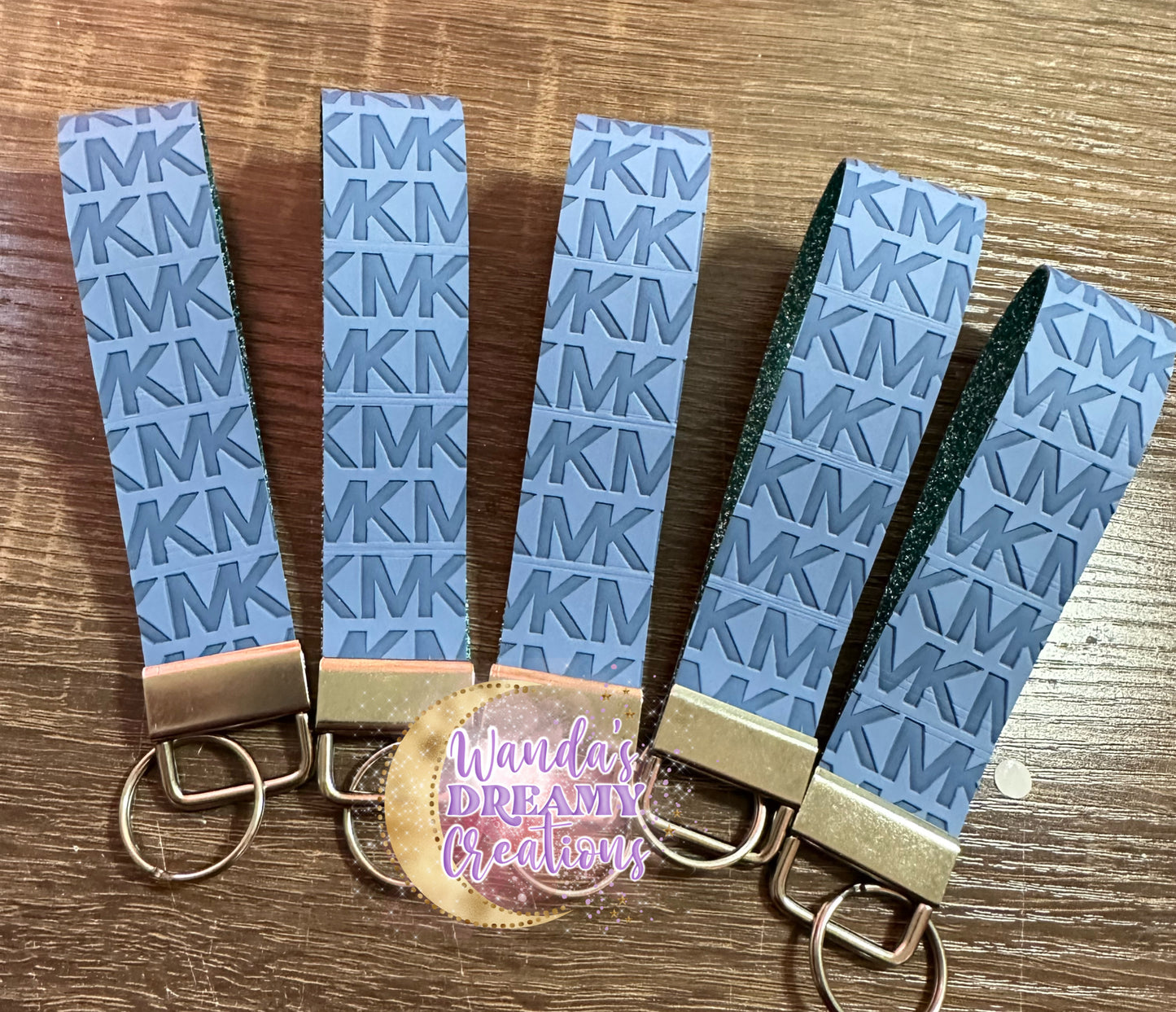 Blue Mk wristlet