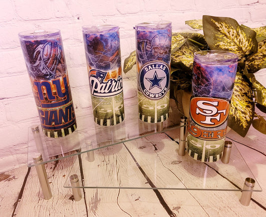 Football Themed Tumbler