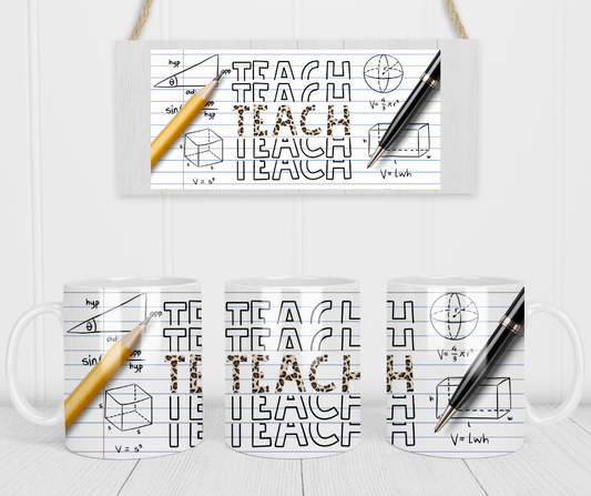 Cheetah Teach Mug