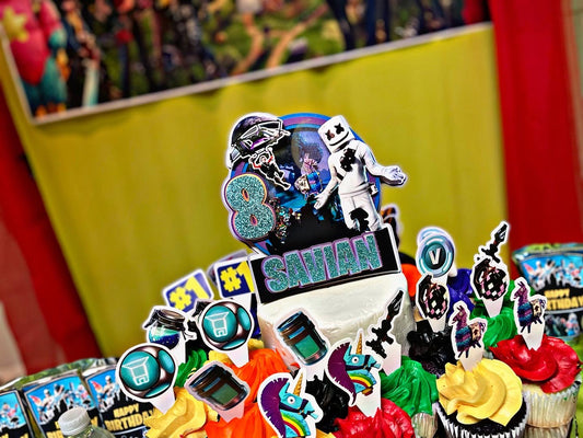 Gamer cake topper Shaker