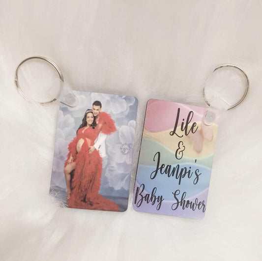 Double Sided Picture Keychain